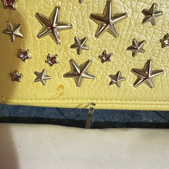 Jimmy Choo Yellow Star-Studded Leather Wallet
Authentic - Picture 6 of 10